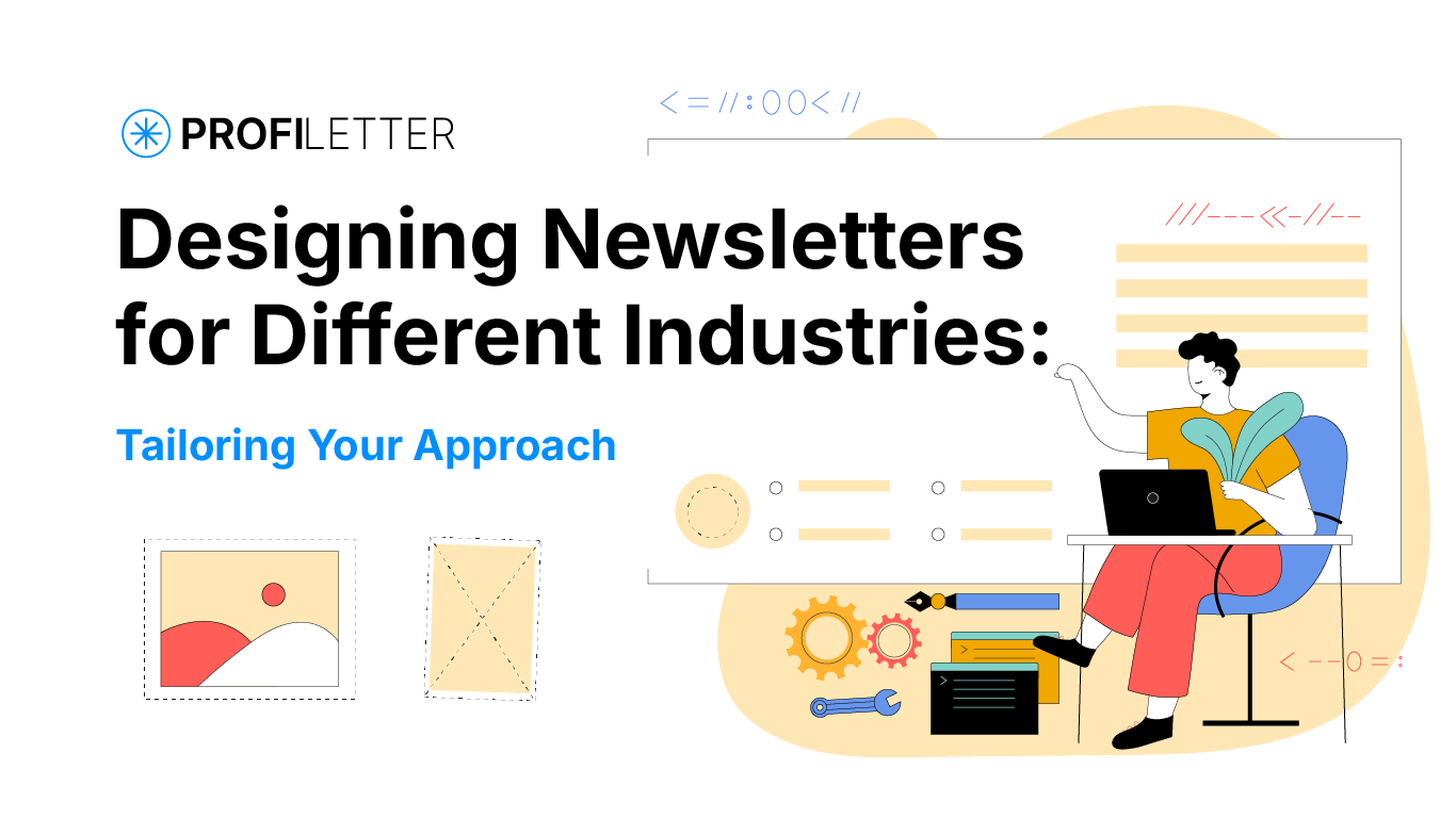 designing newsletters display image